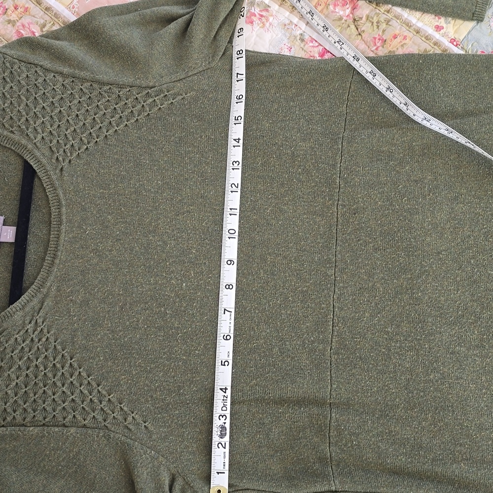 J.Jill Sweater Dress, Green - Picture 5 of 9